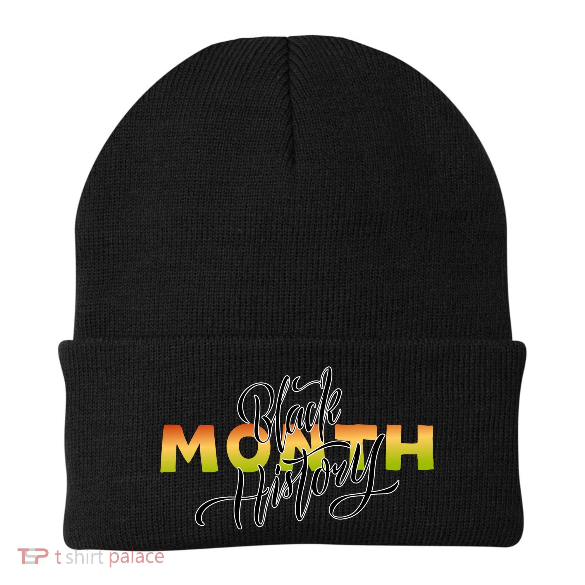 Black History Month February  Beanie
