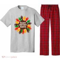 Black History Month Hands Raised  Pajama Set thumb 0