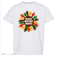 Black History Month Hands Raised  Toddler T-Shirt thumb 0