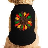 Black History Month Hands Raised  Doggie Tank thumb 0