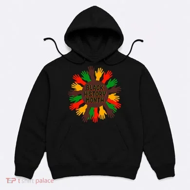 Black History Month Hands Raised  Hoodie