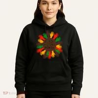 Black History Month Hands Raised  Hoodie thumb 5