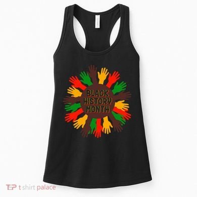 Black History Month Hands Raised  Women's Tank Top
