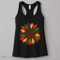 Black History Month Hands Raised  Women's Tank Top thumb 3