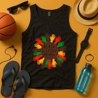 Black History Month Hands Raised  Tank Top thumb 4