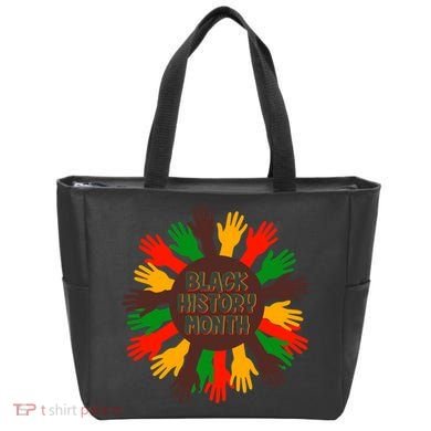Black History Month Hands Raised  Tote Bag