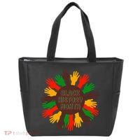 Black History Month Hands Raised  Tote Bag thumb 0