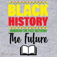 Black History Month Inspiring The Future Women's Racerback Cropped Tank thumb 2