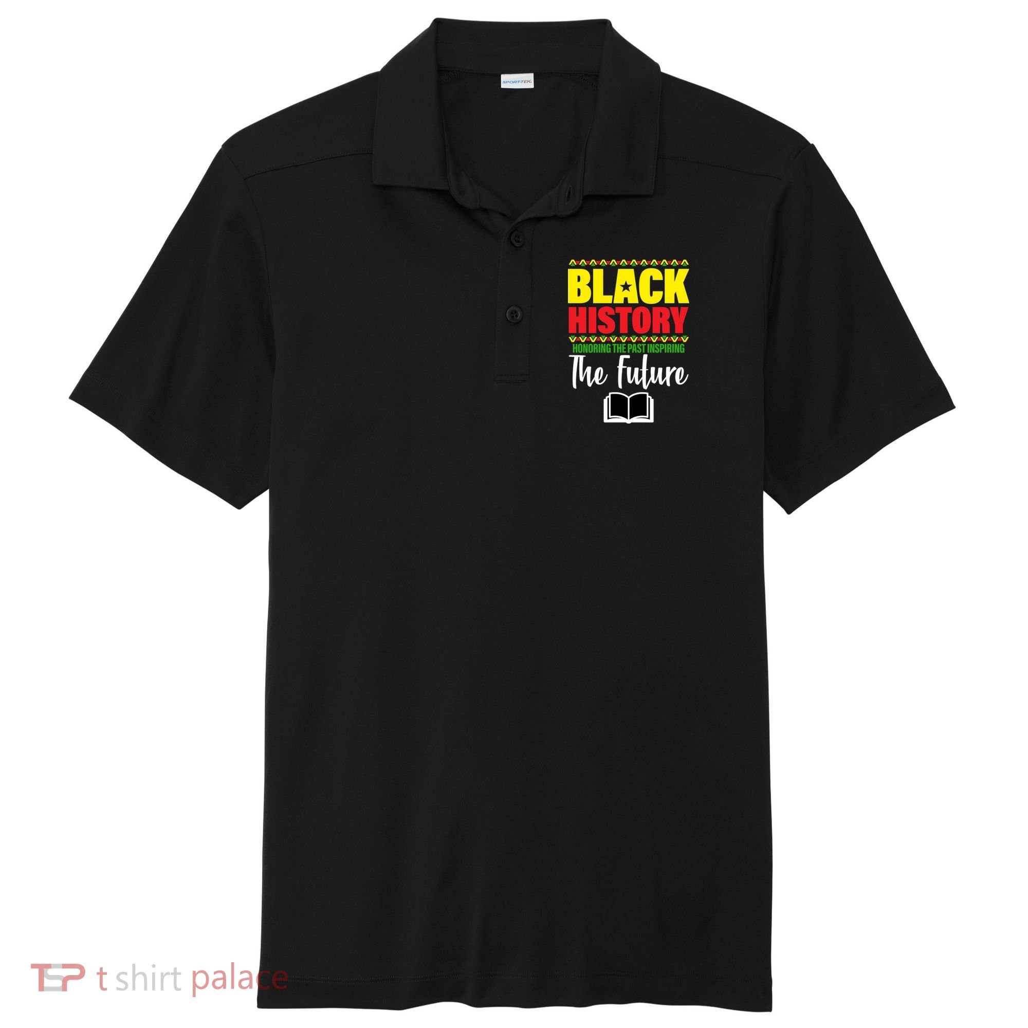 Black History Month Inspiring The Future Sport-Tek Posi-UV Pro Polo