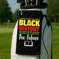 Black History Month Inspiring The Future Golf Towel thumb 2