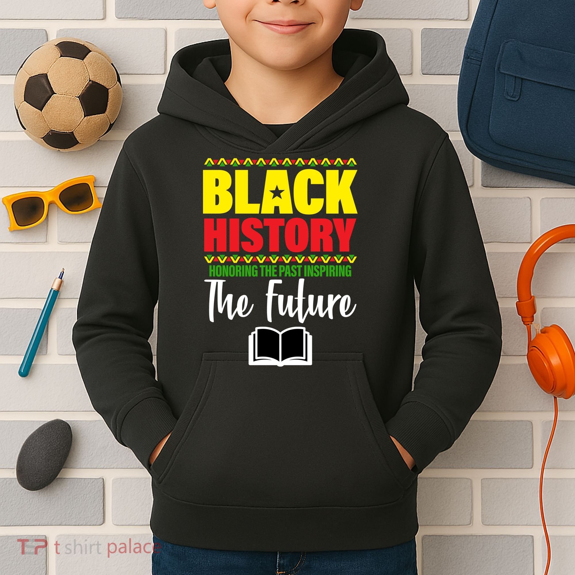 Black History Month Inspiring The Future Kids Hoodie