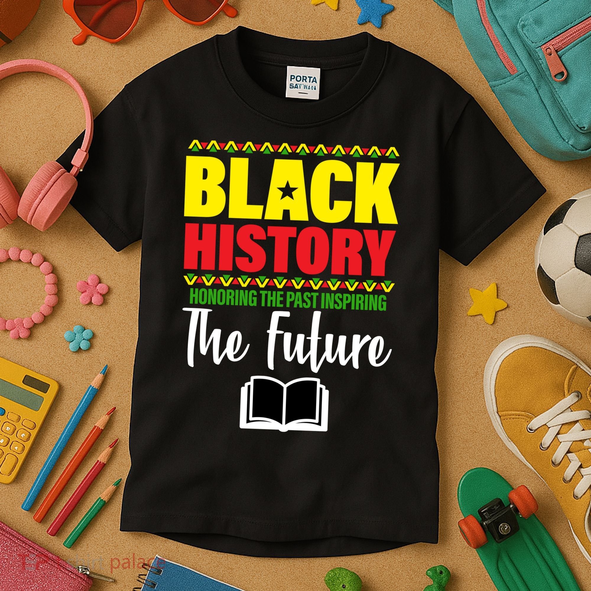 Black History Month Inspiring The Future Kids T-Shirt