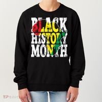 Black History Month Map Of Africa Women's Sweatshirt thumb 0
