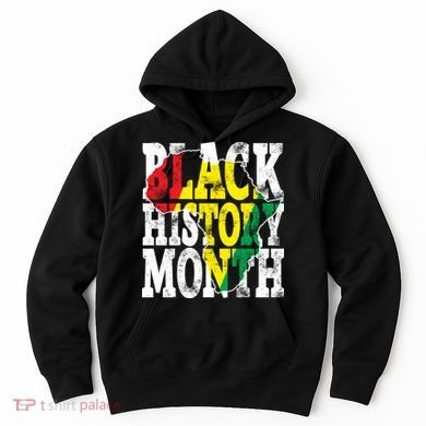 Black History Month Map Of Africa Hoodie