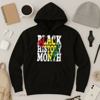 Black History Month Map Of Africa Hoodie thumb 3
