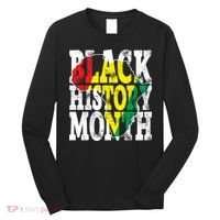 Black History Month Map Of Africa Long Sleeve Shirt thumb 0