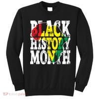 Black History Month Map Of Africa Sweatshirt thumb 0