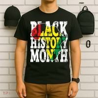 Black History Month Map Of Africa T-Shirt thumb 6