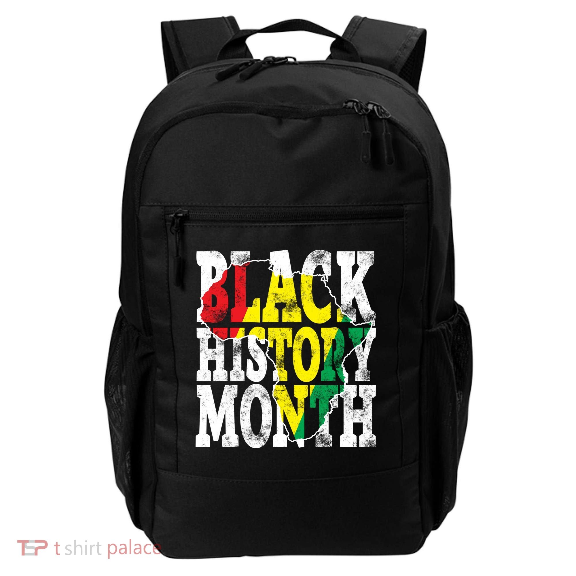 Black History Month Map Of Africa Backpack