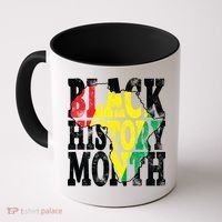 Black History Month Map Of Africa Coffee Mug thumb 0