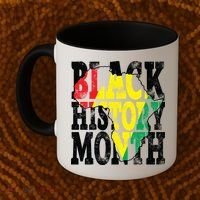 Black History Month Map Of Africa Coffee Mug thumb 2