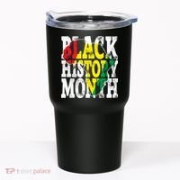 Black History Month Map Of Africa Tumbler thumb 0