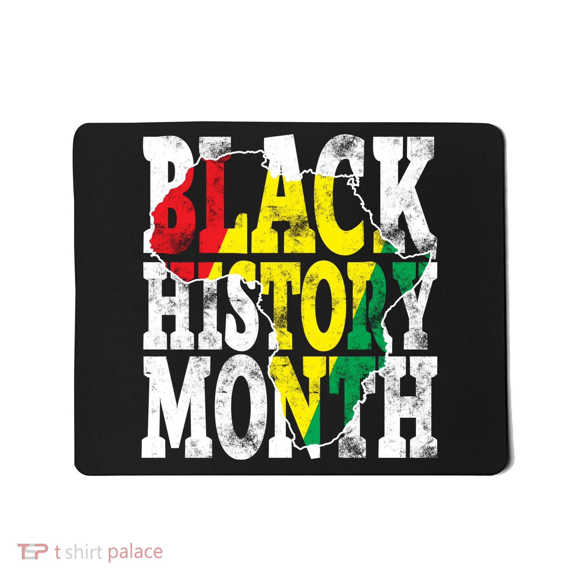 Black History Month Map Of Africa Mousepad