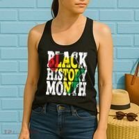 Black History Month Map Of Africa Women's Tank Top thumb 2