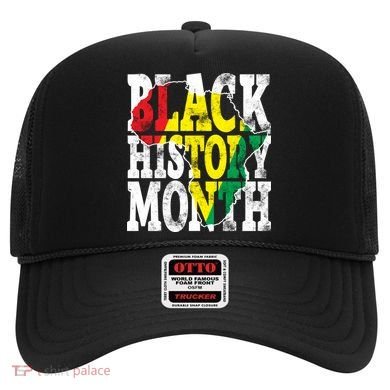 Black History Month Map Of Africa Hat