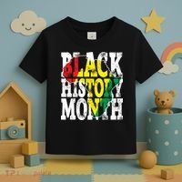 Black History Month Map Of Africa Toddler T-Shirt thumb 3