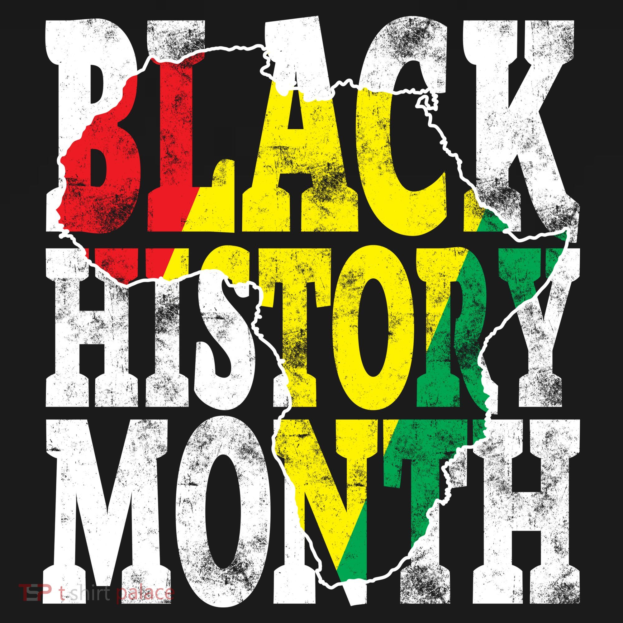 Black History Month Map Of Africa Kids Long Sleeve Shirt