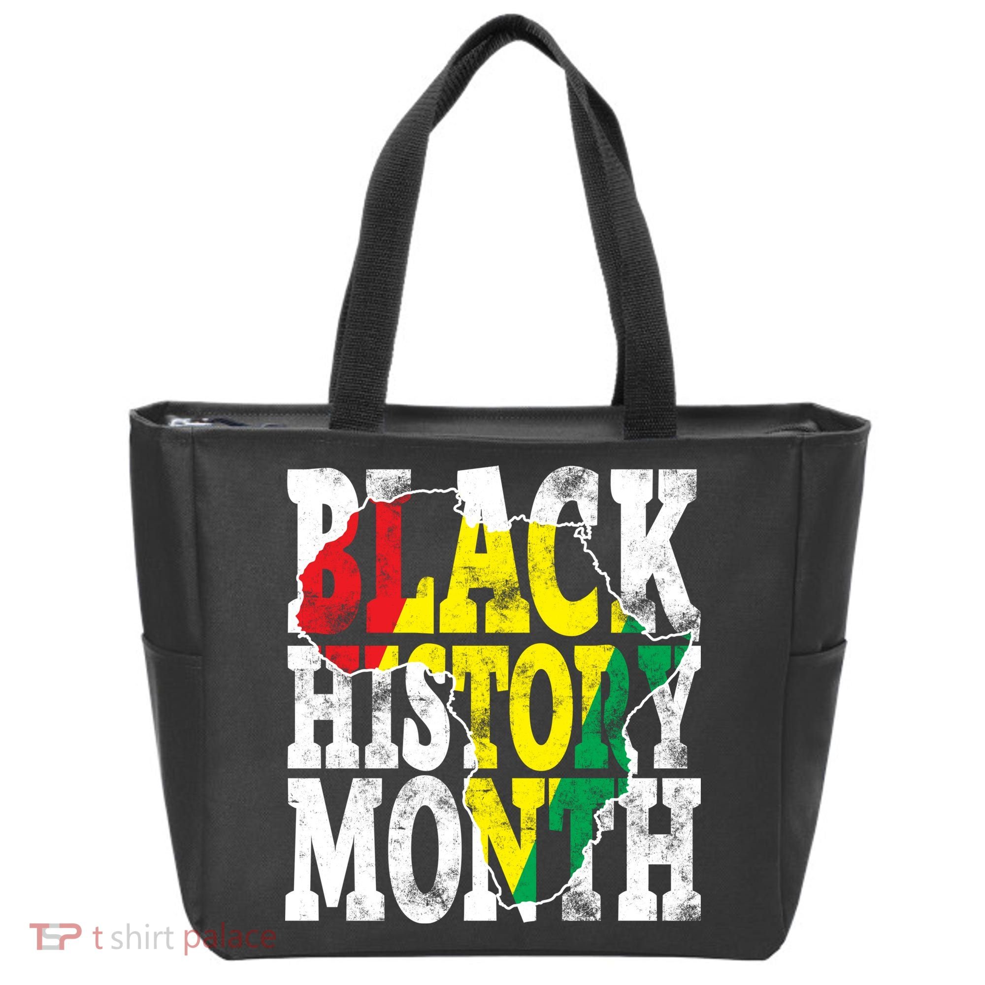 Black History Month Map Of Africa Tote Bag