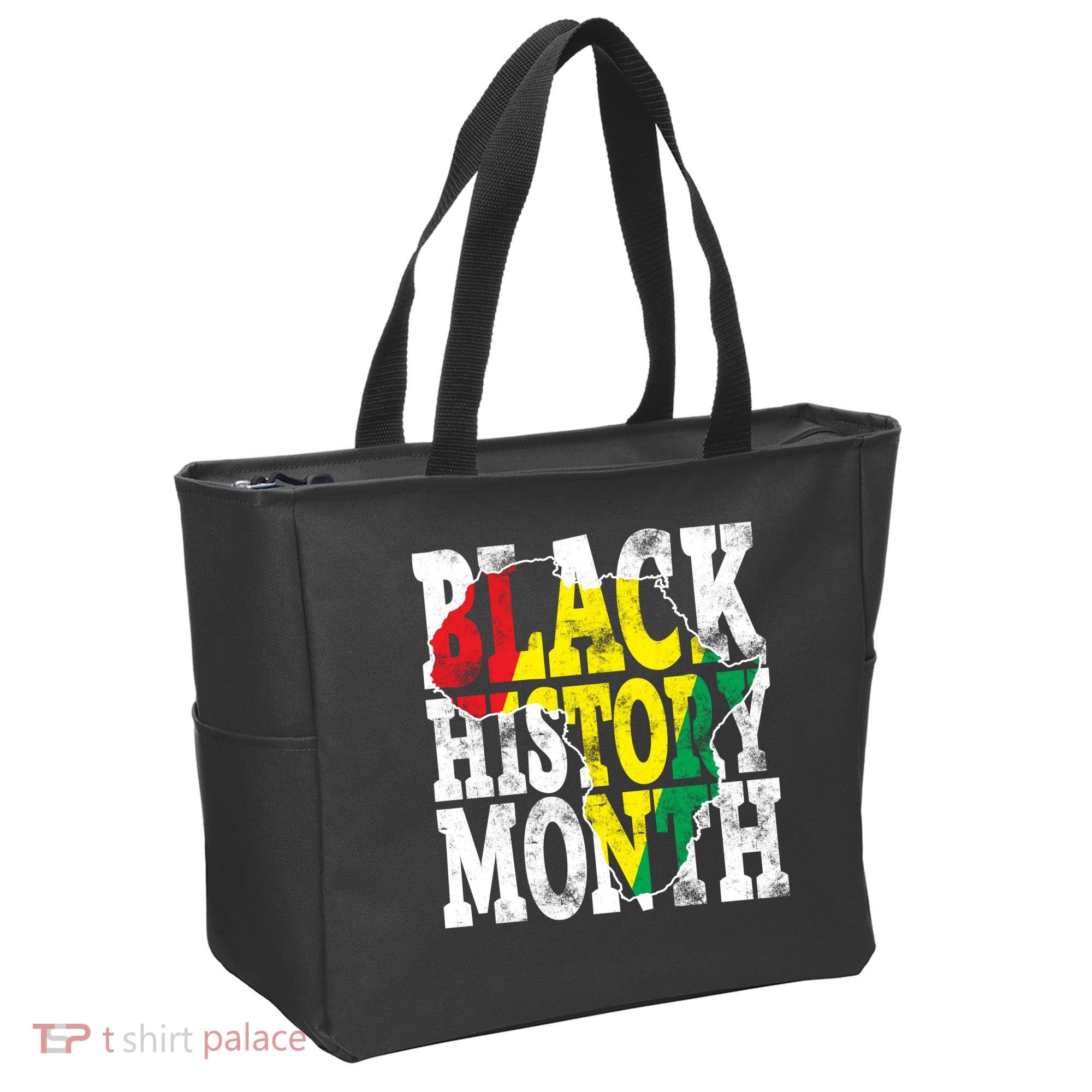 Black History Month Map Of Africa Tote Bag