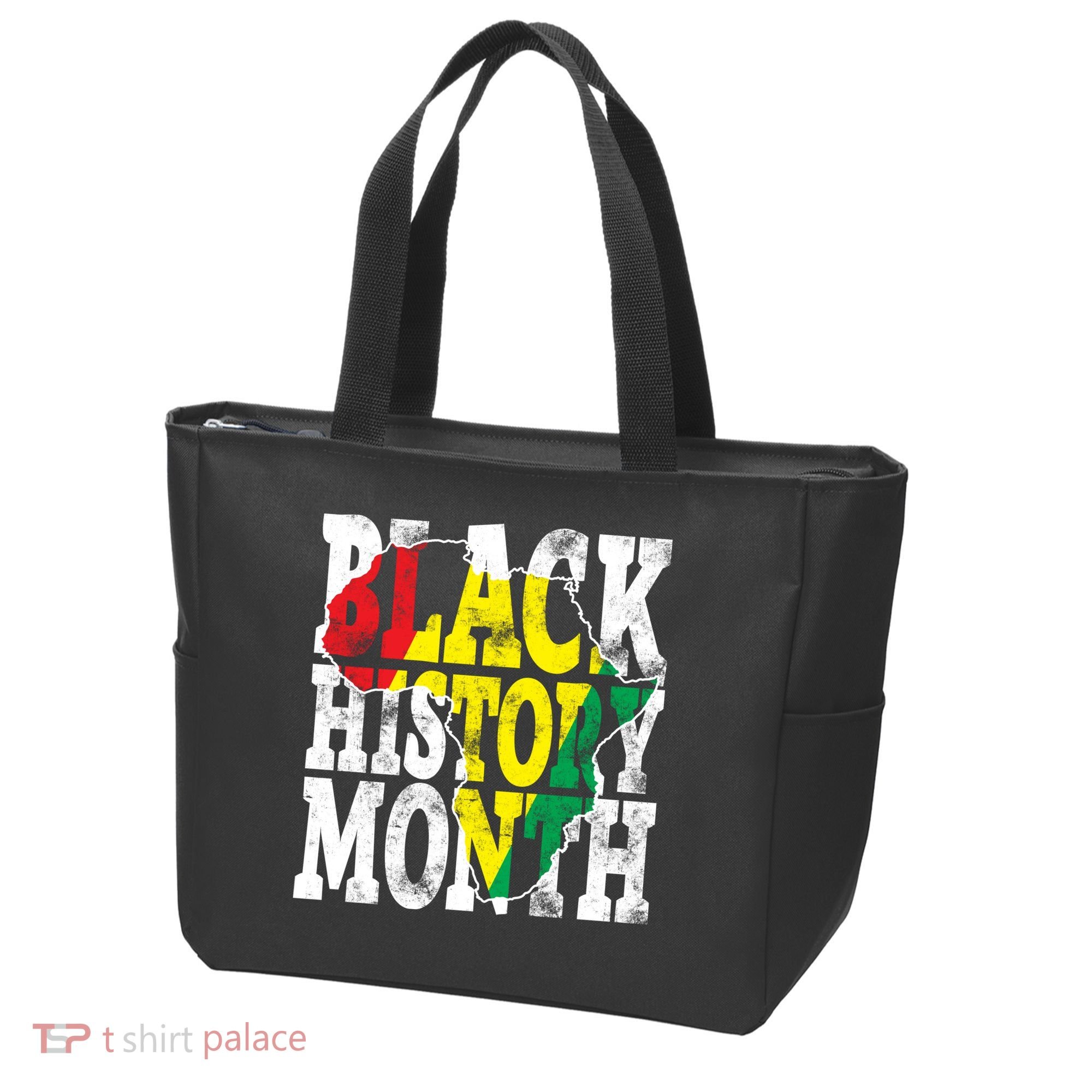 Black History Month Map Of Africa Tote Bag