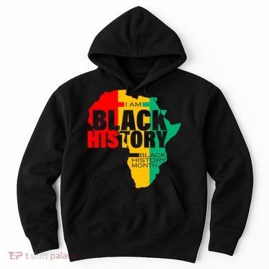 Black History Month Map Of Africa BHM Hoodie
