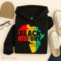 Black History Month Map Of Africa BHM Hoodie thumb 4