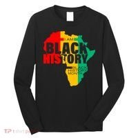 Black History Month Map Of Africa BHM Long Sleeve Shirt thumb 0