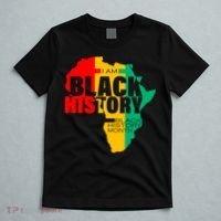 Black History Month Map Of Africa BHM T-Shirt thumb 5