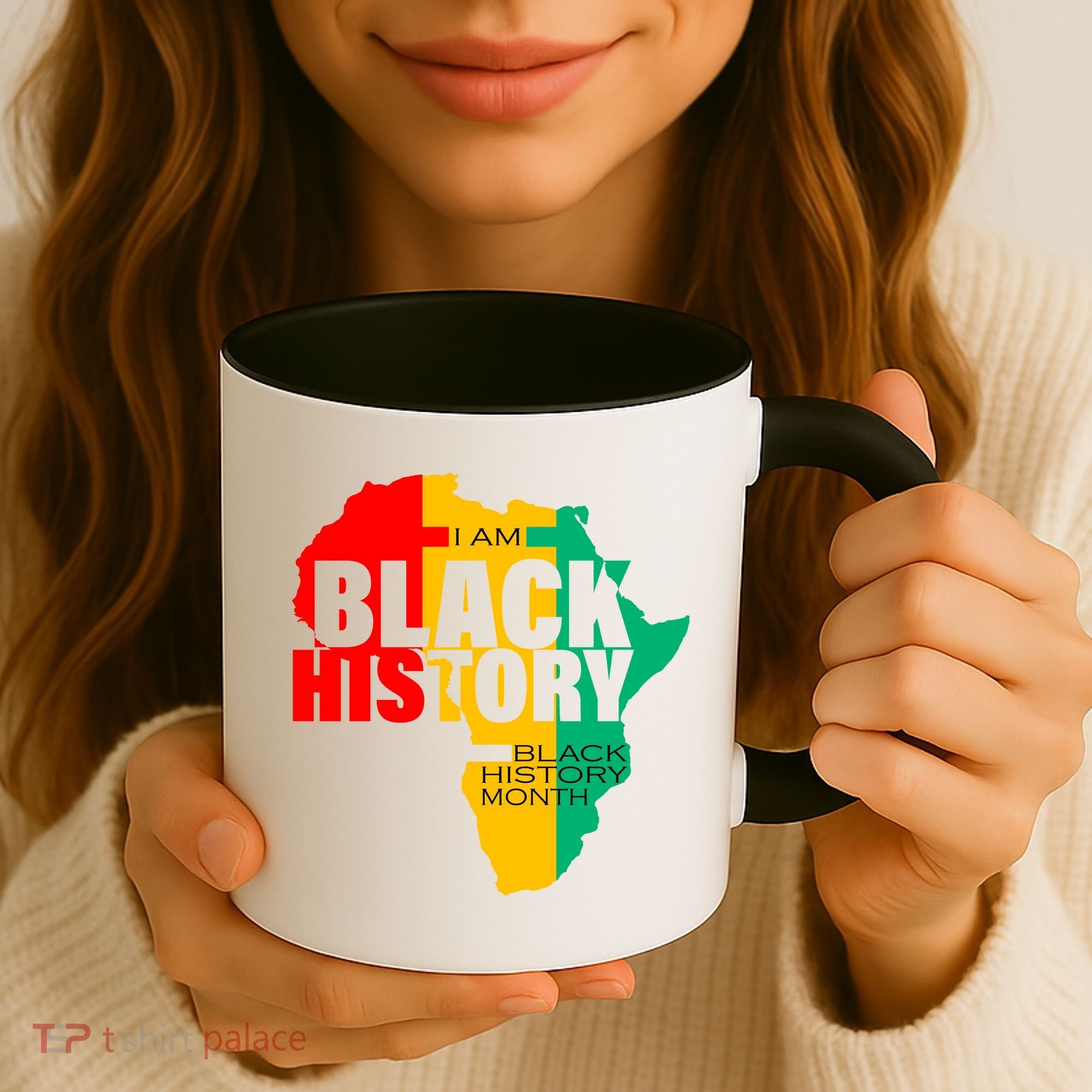 Black History Month Map Of Africa BHM Coffee Mug