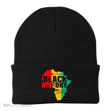Black History Month Map Of Africa BHM Beanie