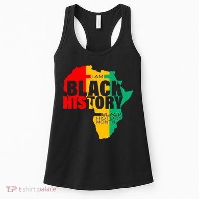 Black History Month Map Of Africa BHM Women's Tank Top