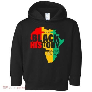 Black History Month Map Of Africa BHM Toddler Hoodie