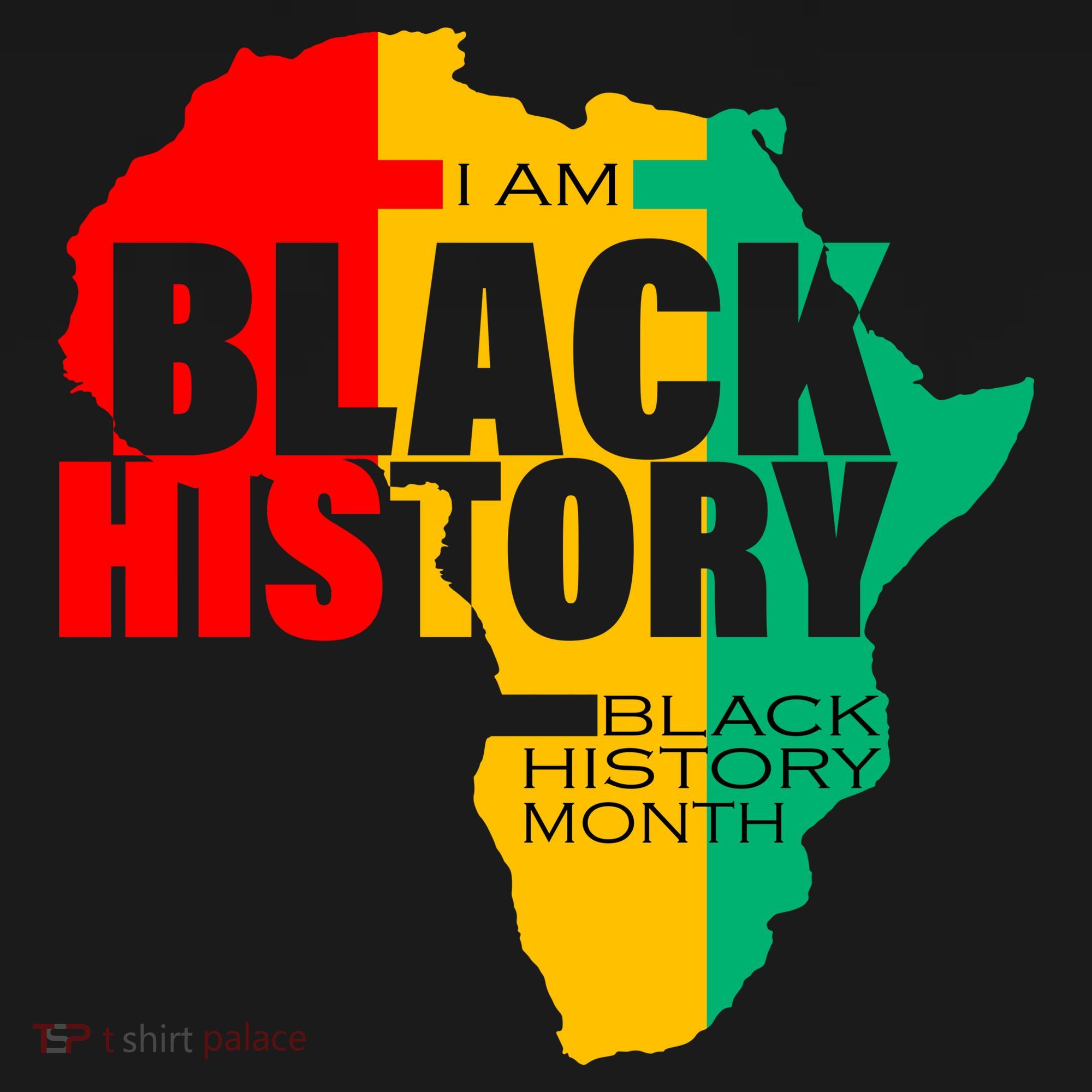 Black History Month Map Of Africa BHM Tank Top