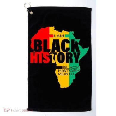 Black History Month Map Of Africa BHM Golf Towel