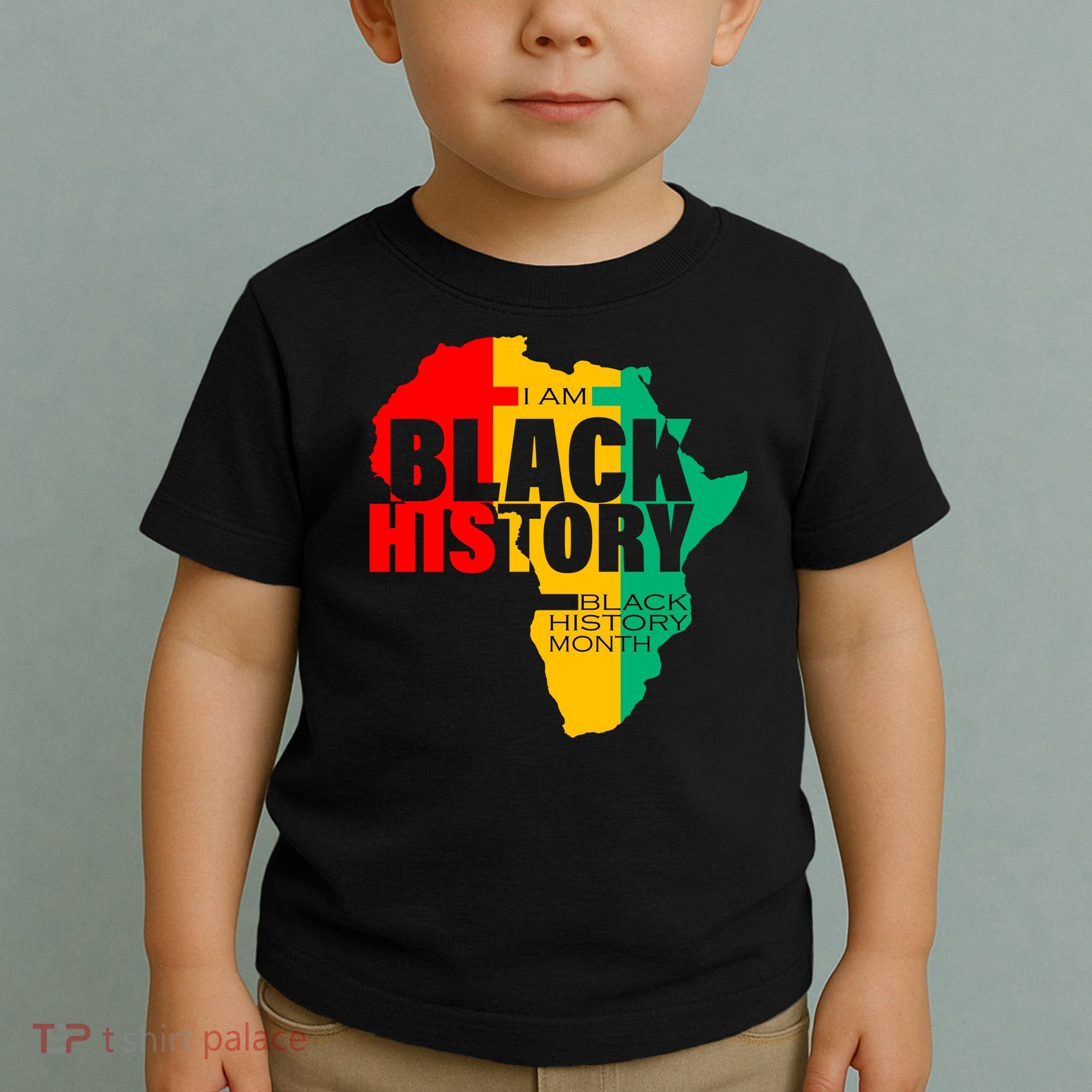 Black History Month Map Of Africa BHM Toddler T-Shirt