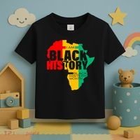 Black History Month Map Of Africa BHM Toddler T-Shirt thumb 3