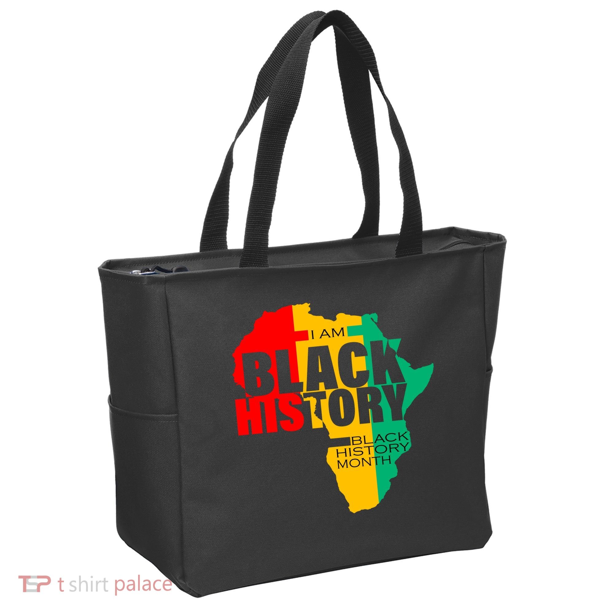 Black History Month Map Of Africa BHM Tote Bag