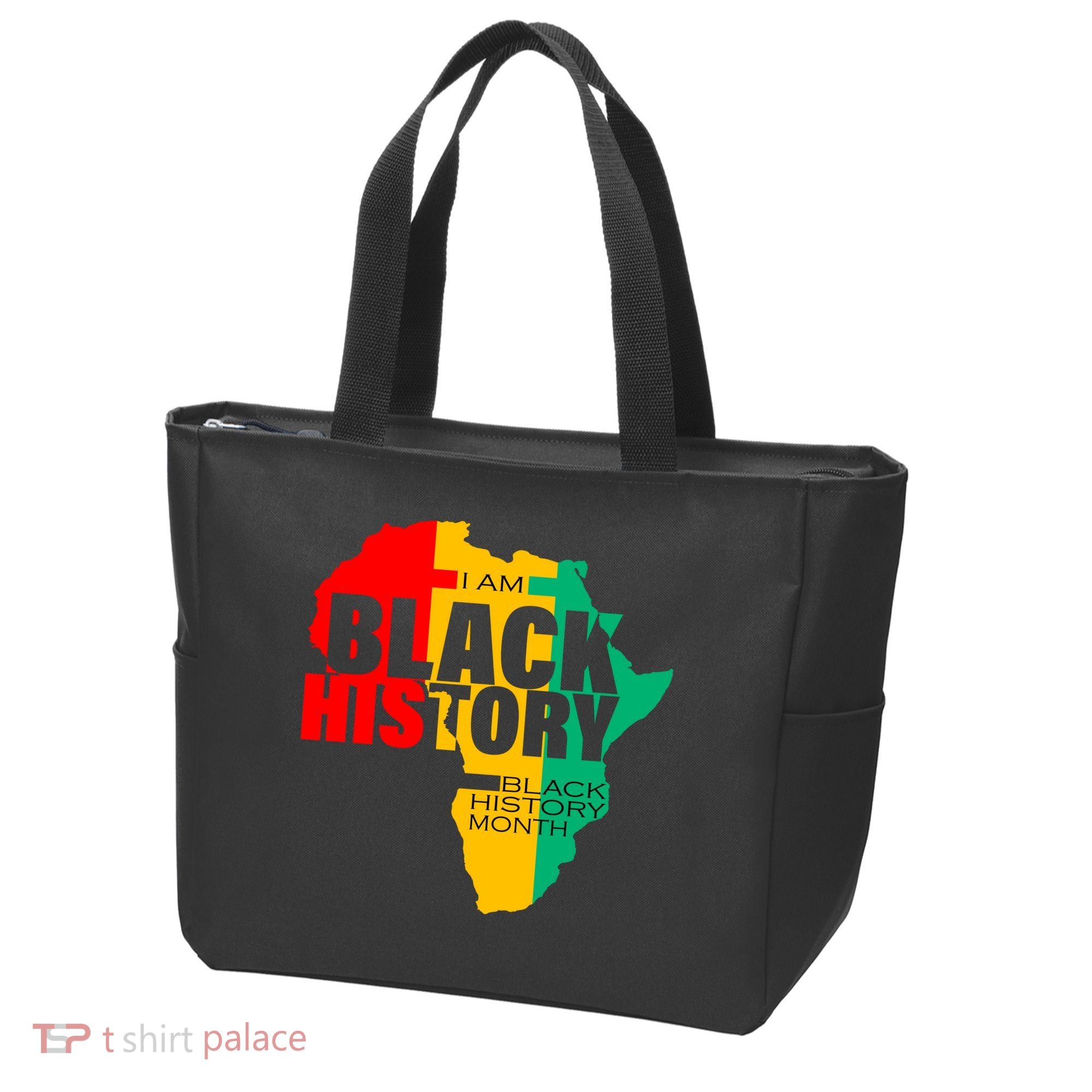 Black History Month Map Of Africa BHM Tote Bag