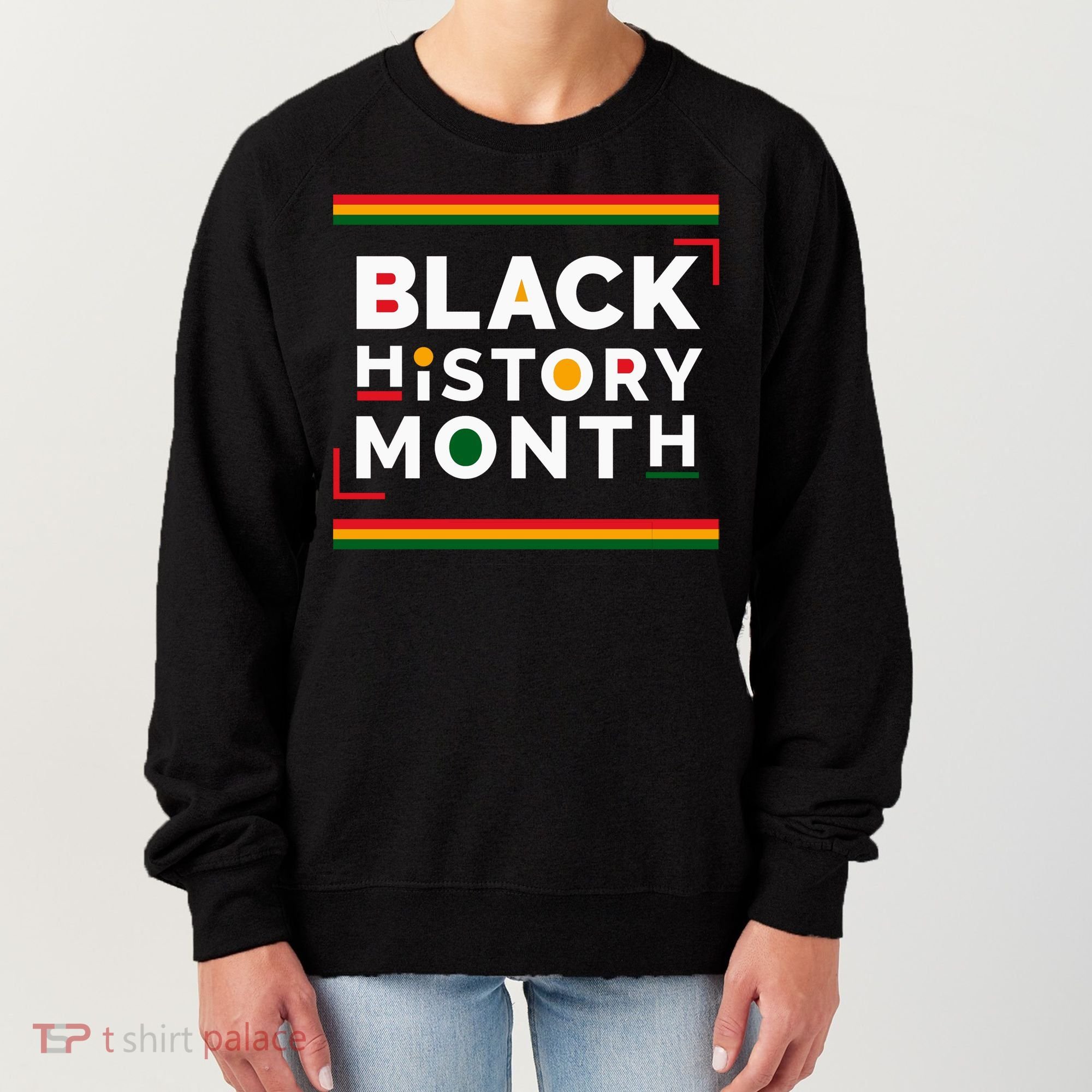 Black History Month Simple Logo Women's Sweatshirt