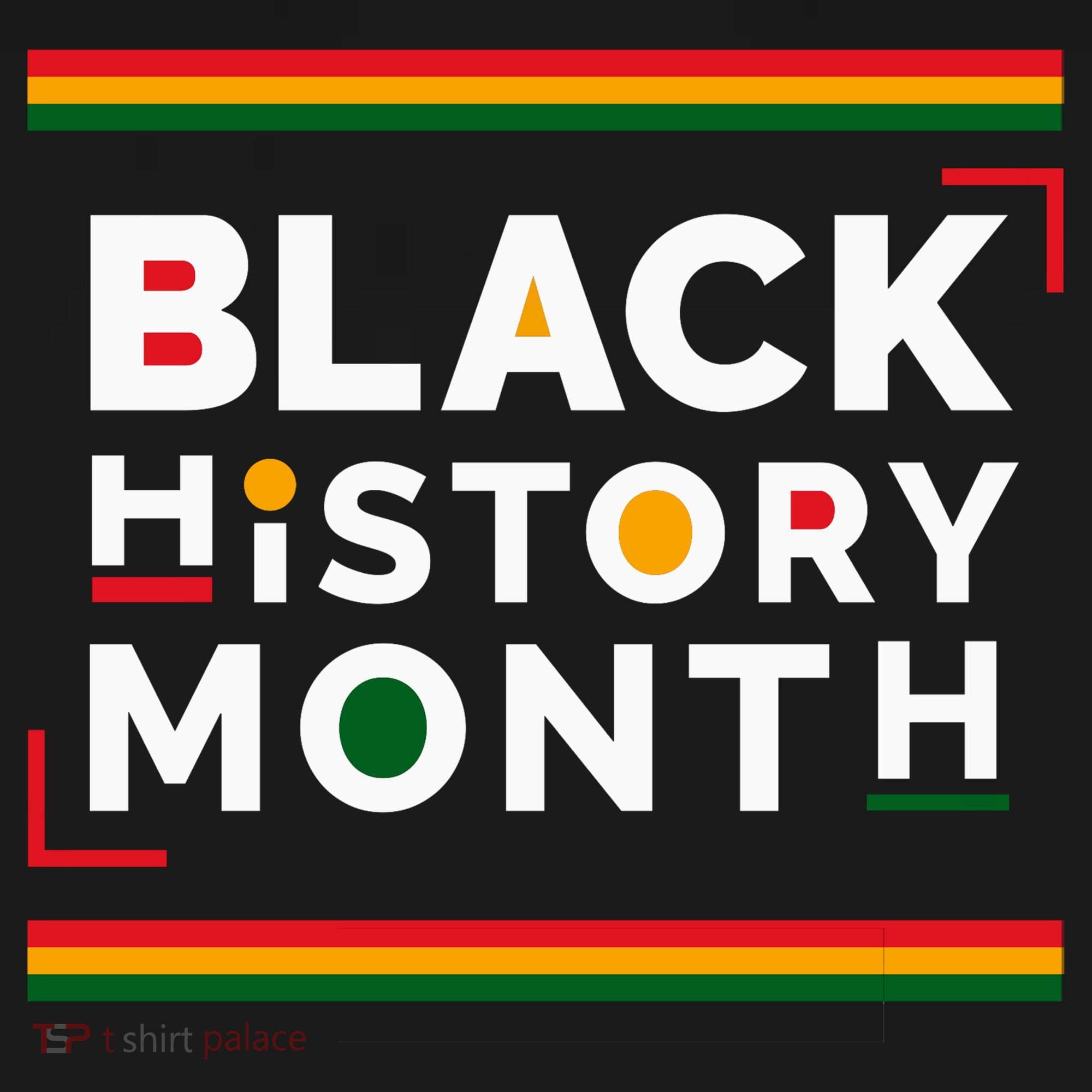 Black History Month Simple Logo USA-Made Doggie Bandana